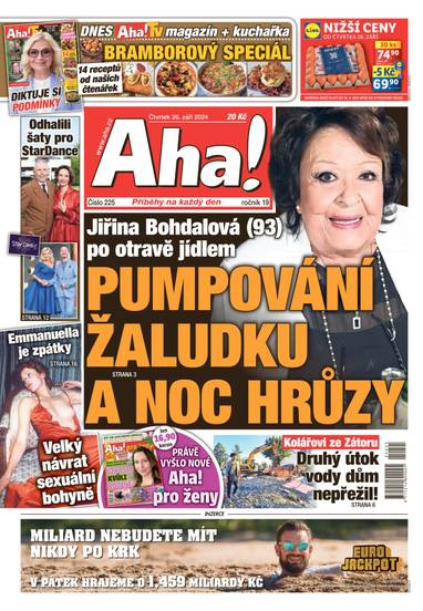 E-magazín Aha! - 26.9.2024 - CZECH NEWS CENTER a. s.