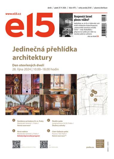 E-magazín e15 - 27.9.2024 - CZECH NEWS CENTER a. s.