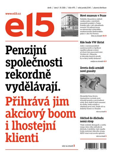 E-magazín e15 - 1.10.2024 - CZECH NEWS CENTER a. s.