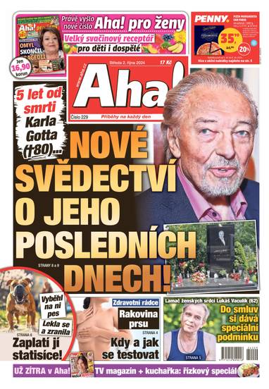 E-magazín Aha! - 2.10.2024 - CZECH NEWS CENTER a. s.