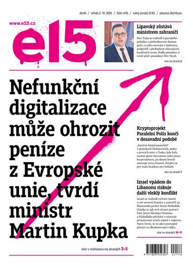 E-magazín e15 - 2.10.2024 - CZECH NEWS CENTER a. s.