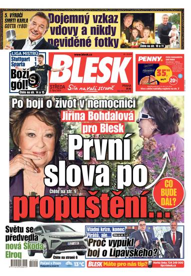 E-magazín BLESK - 2.10.2024 - CZECH NEWS CENTER a. s.