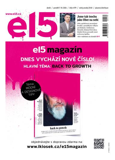 E-magazín e15 - 7.10.2024 - CZECH NEWS CENTER a. s.