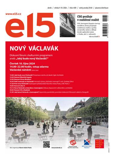 E-magazín e15 - 9.10.2024 - CZECH NEWS CENTER a. s.