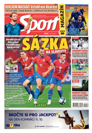 E-magazín Sport - 11.10.2024 - CZECH NEWS CENTER a. s.