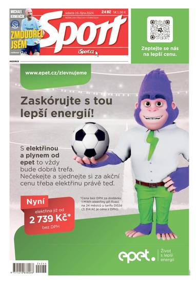 E-magazín Sport - 19.10.2024 - CZECH NEWS CENTER a. s.