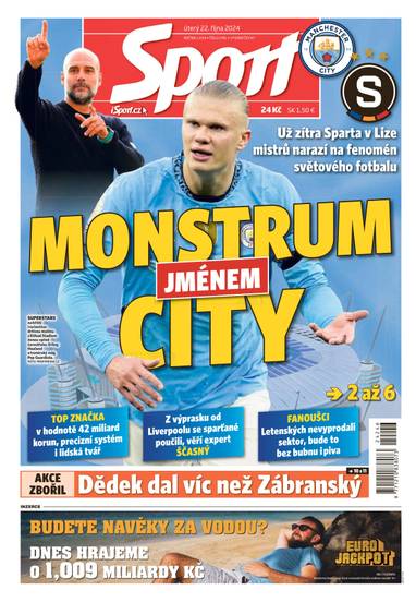 E-magazín Sport - 22.10.2024 - CZECH NEWS CENTER a. s.