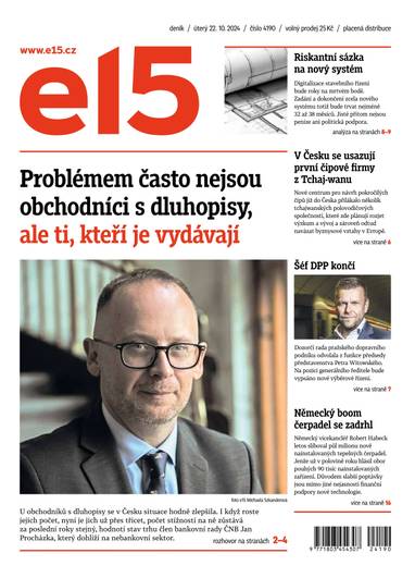 E-magazín e15 - 22.10.2024 - CZECH NEWS CENTER a. s.