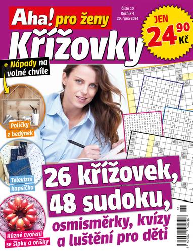 E-magazín Aha! pro ženy Křížovky - 10/2024 - CZECH NEWS CENTER a. s.