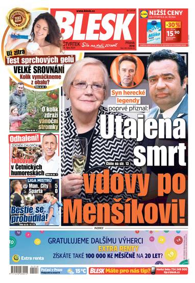 E-magazín BLESK - 24.10.2024 - CZECH NEWS CENTER a. s.