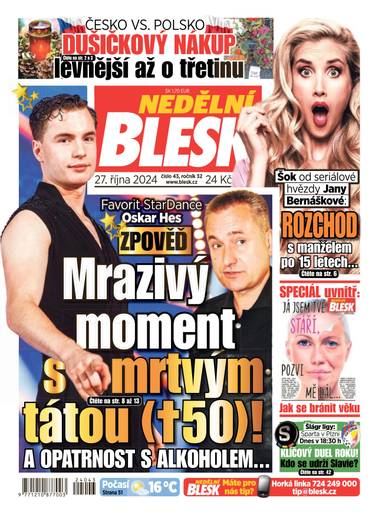 E-magazín NEDĚLNÍ BLESK - 43/2024 - CZECH NEWS CENTER a. s.