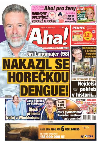 E-magazín Aha! - 30.10.2024 - CZECH NEWS CENTER a. s.