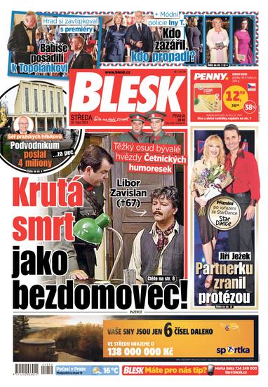 E-magazín BLESK - 30.10.2024 - CZECH NEWS CENTER a. s.