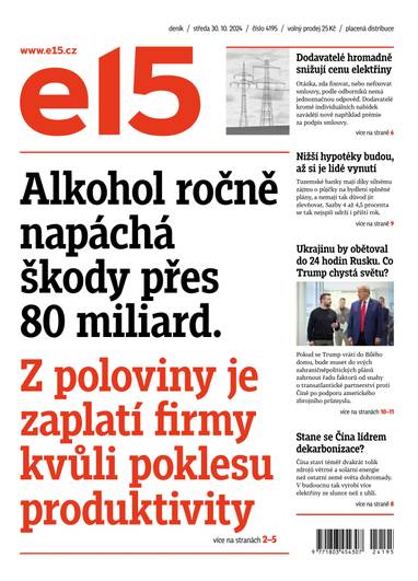 E-magazín e15 - 30.10.2024 - CZECH NEWS CENTER a. s.