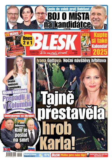 E-magazín BLESK - 2.11.2024 - CZECH NEWS CENTER a. s.