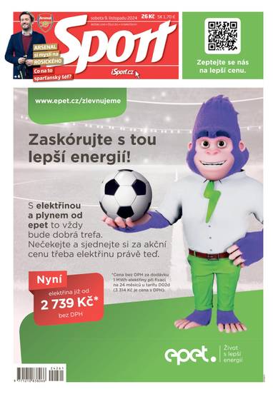 E-magazín Sport - 9.11.2024 - CZECH NEWS CENTER a. s.