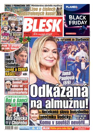 E-magazín BLESK - 18.11.2024 - CZECH NEWS CENTER a. s.