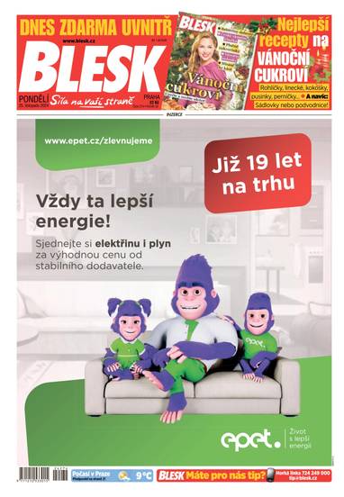 E-magazín BLESK - 25.11.2024 - CZECH NEWS CENTER a. s.