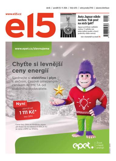 E-magazín e15 - 25.11.2024 - CZECH NEWS CENTER a. s.