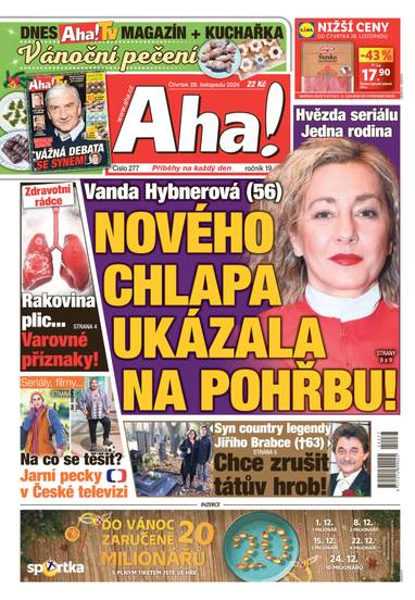 E-magazín Aha! - 28.11.2024 - CZECH NEWS CENTER a. s.