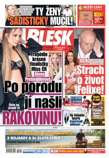 E-magazín BLESK - 28.11.2024 - CZECH NEWS CENTER a. s.