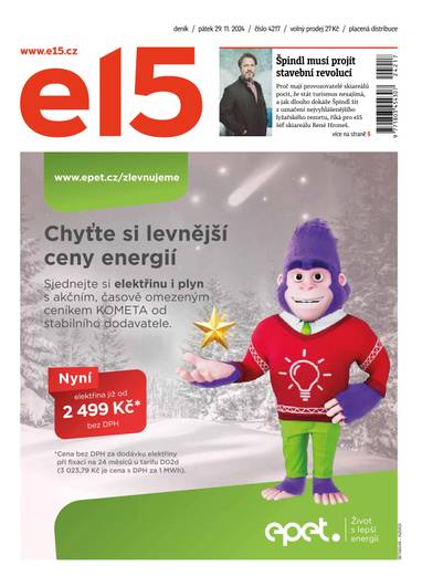 E-magazín e15 - 29.11.2024 - CZECH NEWS CENTER a. s.