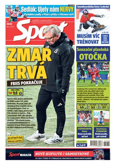 E-magazín Sport - 2.12.2024 - CZECH NEWS CENTER a. s.