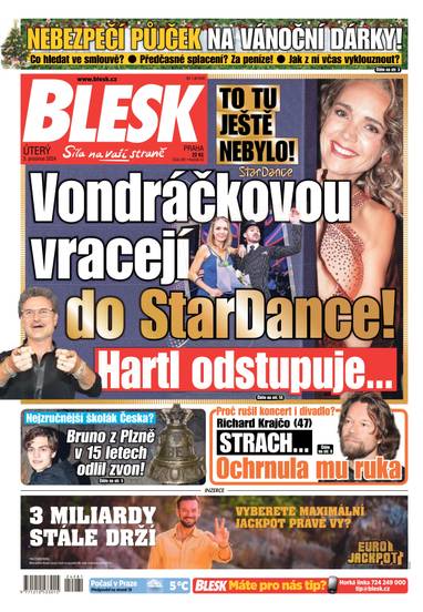 E-magazín BLESK - 3.12.2024 - CZECH NEWS CENTER a. s.