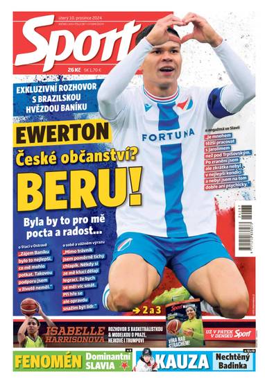 E-magazín Sport - 10.12.2024 - CZECH NEWS CENTER a. s.