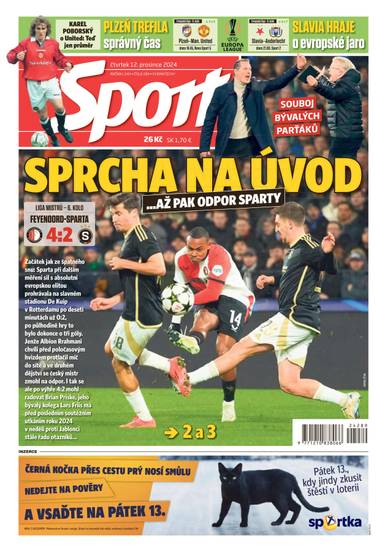 E-magazín Sport - 12.12.2024 - CZECH NEWS CENTER a. s.