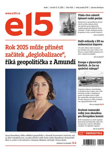 E-magazín e15 - 12.12.2024 - CZECH NEWS CENTER a. s.