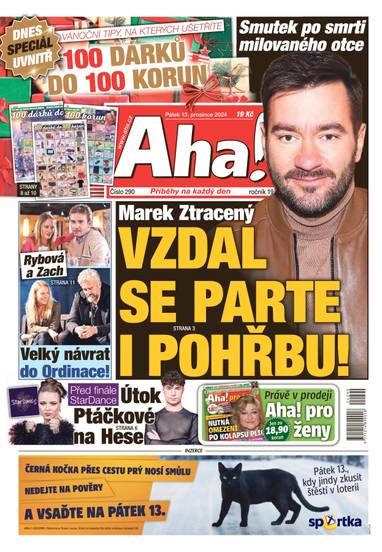 E-magazín Aha! - 13.12.2024 - CZECH NEWS CENTER a. s.