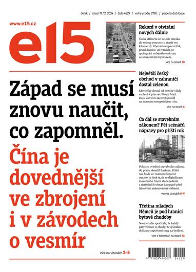 E-magazín e15 - 17.12.2024 - CZECH NEWS CENTER a. s.