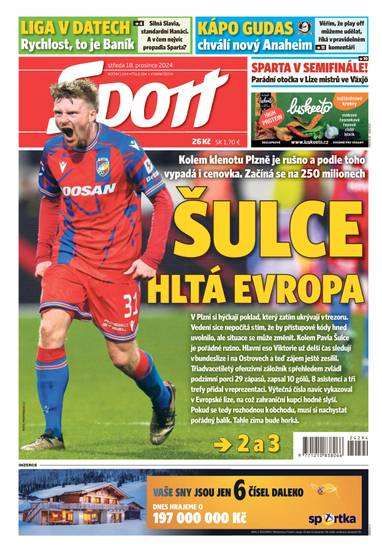 E-magazín Sport - 18.12.2024 - CZECH NEWS CENTER a. s.