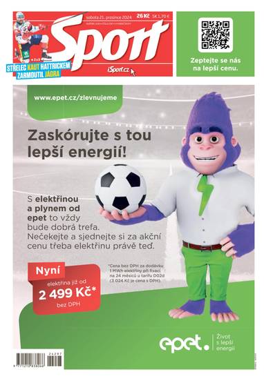 E-magazín Sport - 21.12.2024 - CZECH NEWS CENTER a. s.