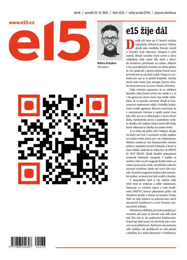 E-magazín e15 - 23.12.2024 - CZECH NEWS CENTER a. s.