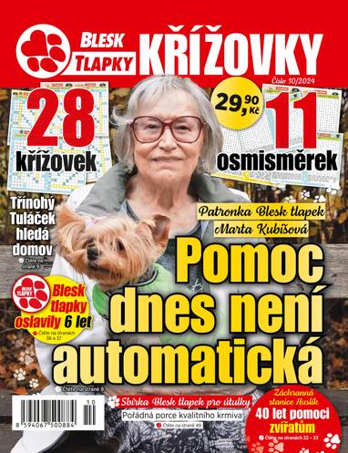 E-magazín BLESK TLAPKY KŘÍŽOVKY - 10/2024 - CZECH NEWS CENTER a. s.