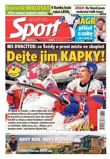 E-magazín Sport - 31.12.2024 - CZECH NEWS CENTER a. s.