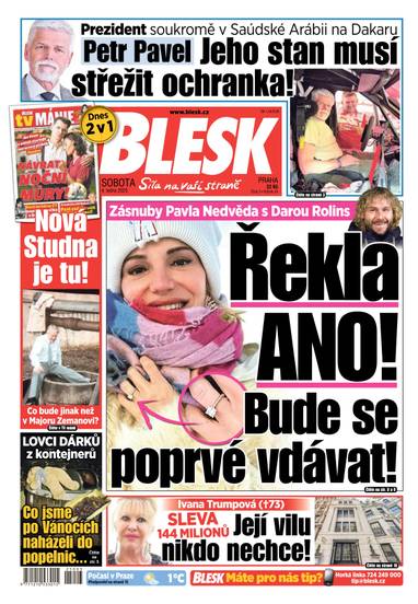 E-magazín BLESK - 4.1.2025 - CZECH NEWS CENTER a. s.