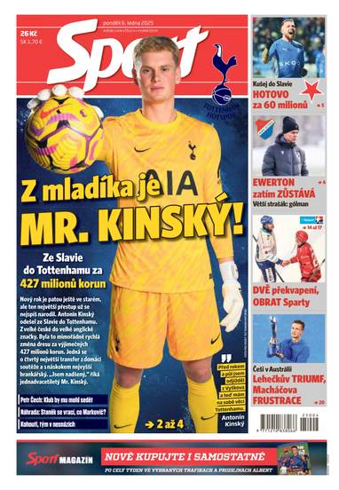 E-magazín Sport - 6.1.2025 - CZECH NEWS CENTER a. s.