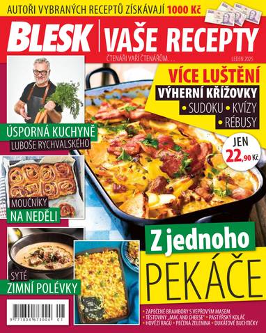 E-magazín BLESK VAŠE RECEPTY - 1/2025 - CZECH NEWS CENTER a. s.