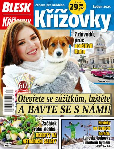 E-magazín BLESK KŘÍŽOVKY - 1/2025 - CZECH NEWS CENTER a. s.