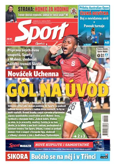 E-magazín Sport - 11.1.2025 - CZECH NEWS CENTER a. s.