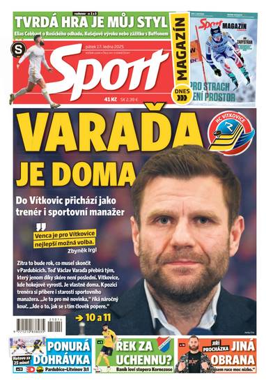 E-magazín Sport - 17.1.2025 - CZECH NEWS CENTER a. s.