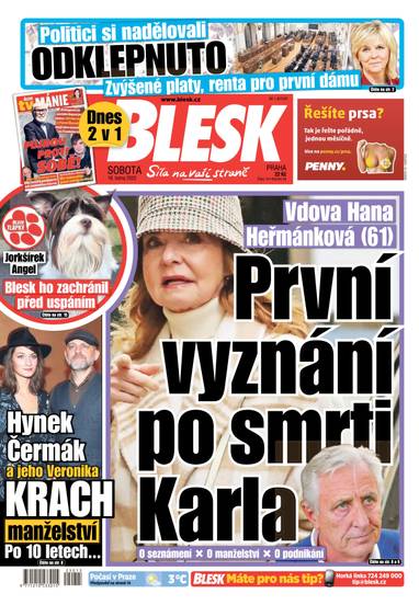 E-magazín BLESK - 18.1.2025 - CZECH NEWS CENTER a. s.