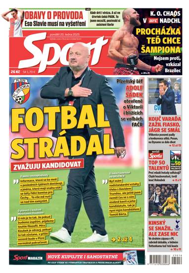 E-magazín Sport - 20.1.2025 - CZECH NEWS CENTER a. s.