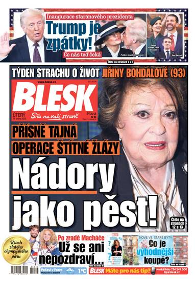 E-magazín BLESK - 21.1.2025 - CZECH NEWS CENTER a. s.