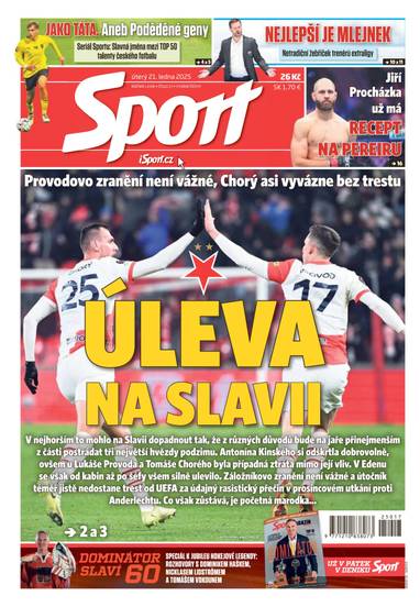 E-magazín Sport - 21.1.2025 - CZECH NEWS CENTER a. s.