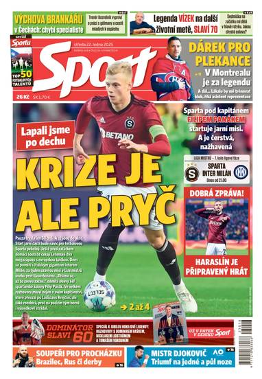 E-magazín Sport - 22.1.2025 - CZECH NEWS CENTER a. s.