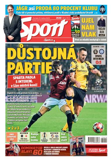 E-magazín Sport - 23.1.2025 - CZECH NEWS CENTER a. s.